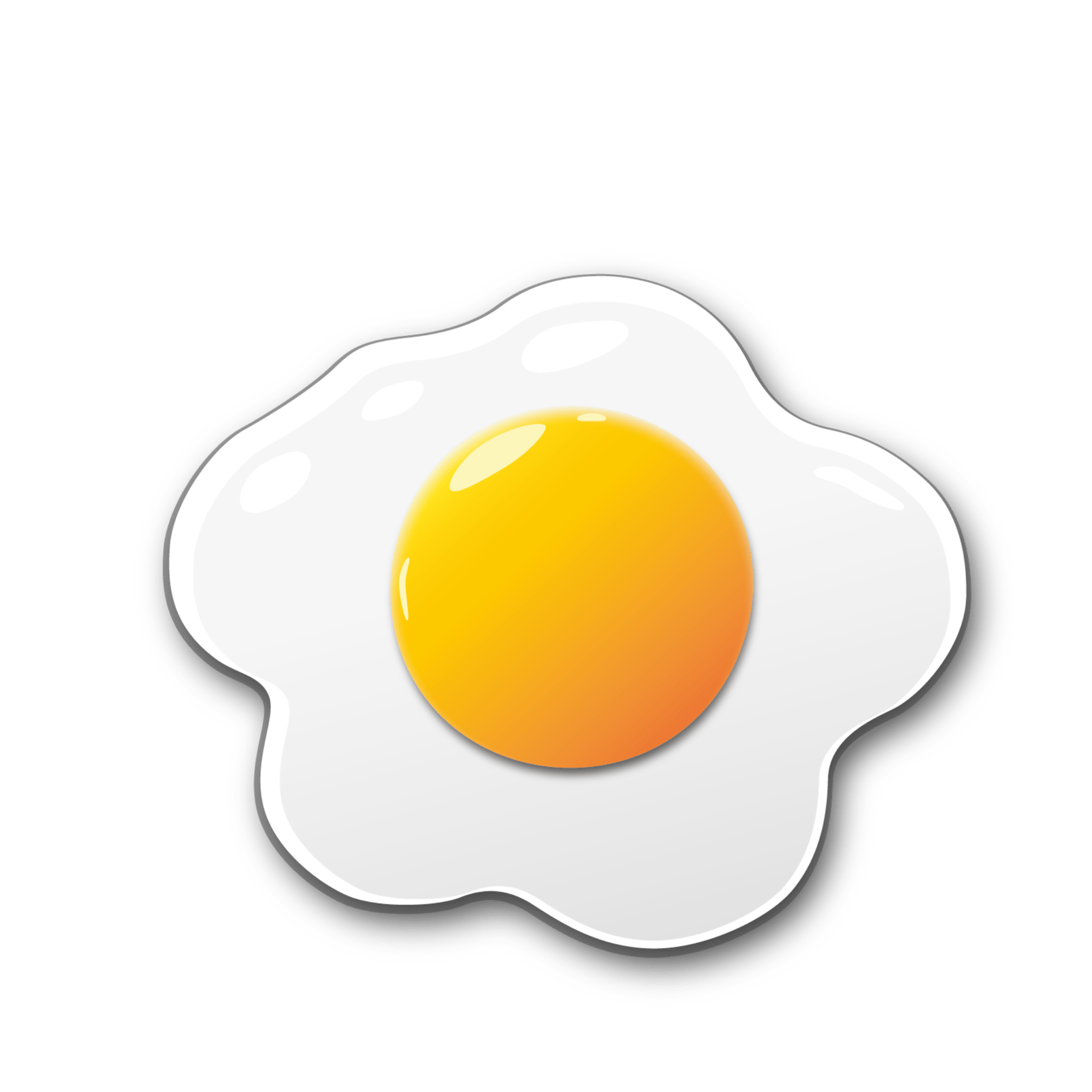 Fried Egg Marketing Label