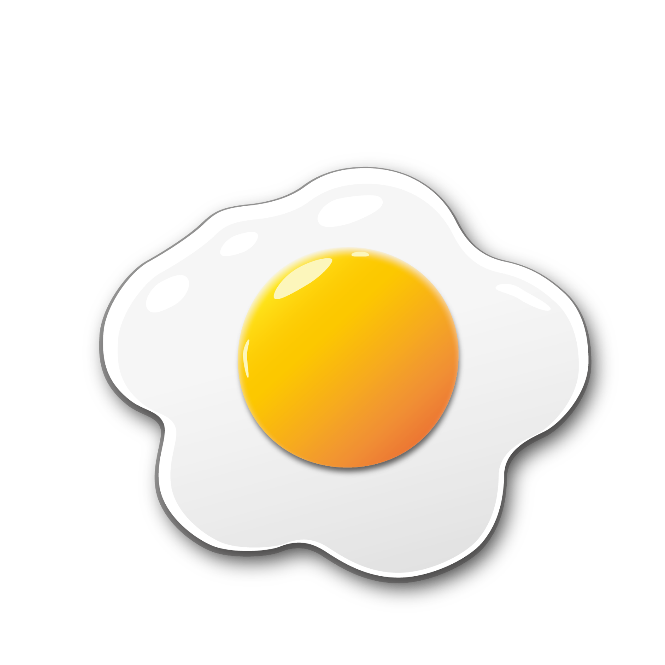 Fried Egg Marketing Label